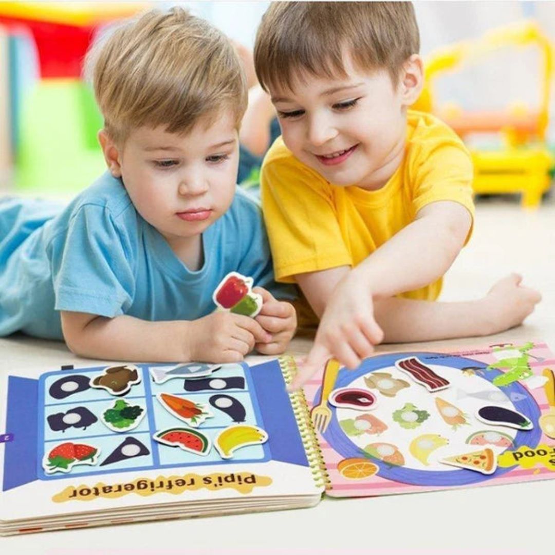 Preschool educational busy book for early learning and skill development