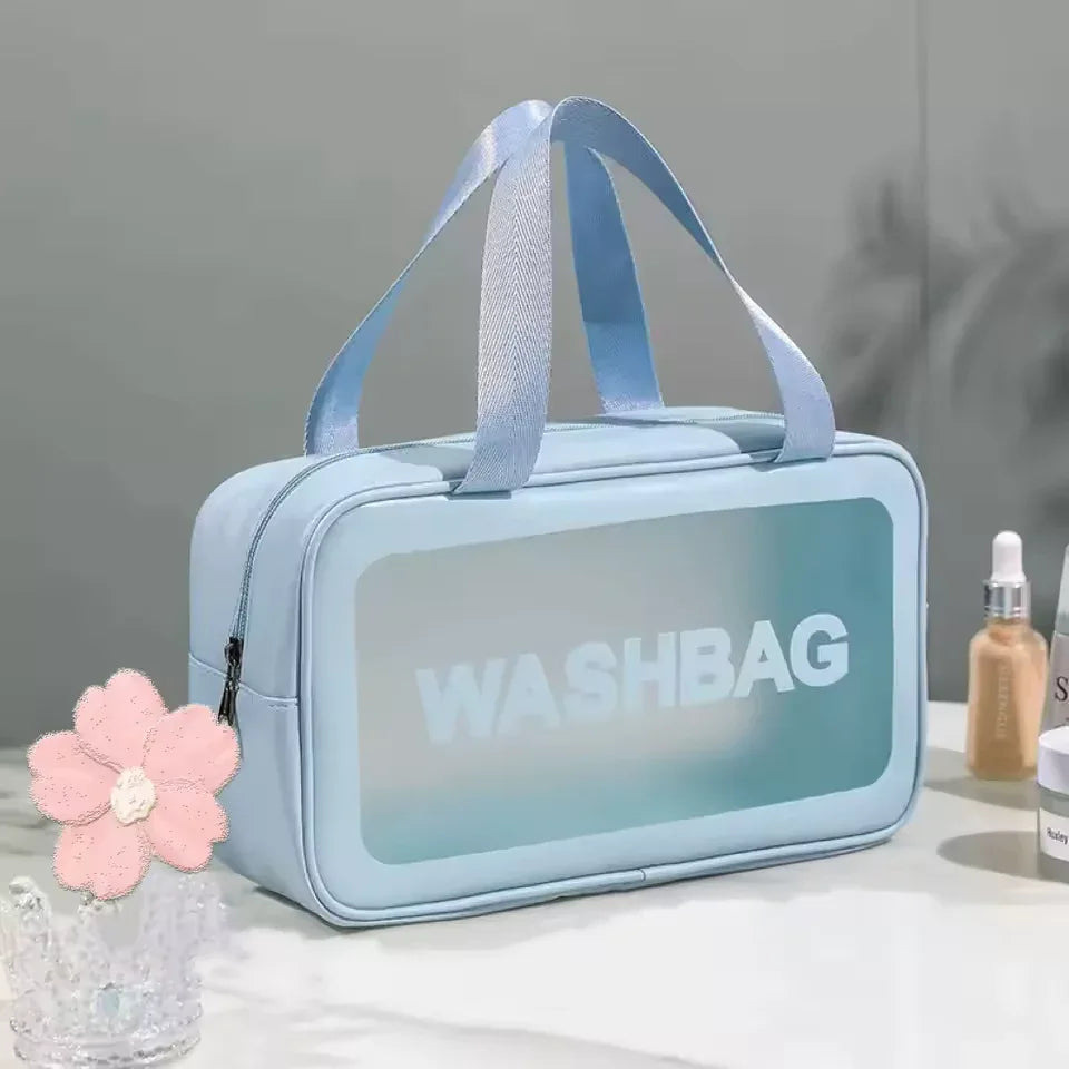 Closeup view of waterproof travel pouch set by Zilonay